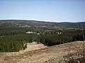 Blick vom Großen Sonnenberg nach Norden auf die Siedlung