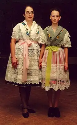 Sorbische Festtagstracht aus dem Spreewald