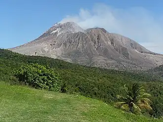 Der Vulkan Soufrière Hills