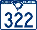 Dreistellige State Route Nummerntafel (South Carolina).