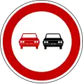 Überholverbot für Kraftfahrzeuge aller Art