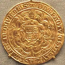 Rückseite eines Sovereign von 1558
