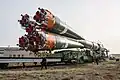 Der Rollout der Rakete am 6. April 2020