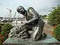 Statue in Spaarndam von 1950