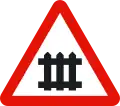 P-7 Beschrankter Bahnübergang
