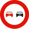 R-305 Überholen verboten