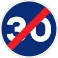 R-506 Ende der vorgeschriebenen Mindestgeschwindigkeit