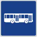 S-51 Fahrstreifen für Busse