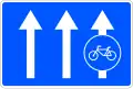 S-64b Radfahrstreifen oder Radweg auf der Fahrbahn