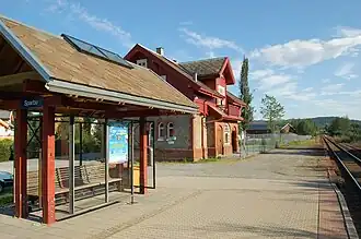 Bahnhof in Sparbu