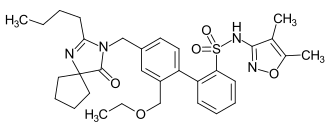 Strukturformel von Sparsentan