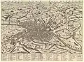 Plan des modernen Rom, 1590