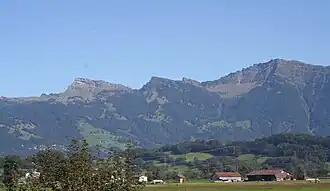 Speer, Chüemettler und Federispitz von Norden