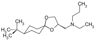 Strukturformel von Spiroxamin