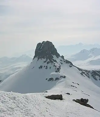 Nordwestseite des Spitzmeilen vom Wissmilen aus