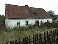Historisches Kolonistenhaus aus der Gründerzeit 1777 in Sprottischwaldau, (Alt) Nr.&nbsp;8