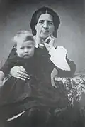 Mit Sohn Bernhard