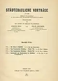 Städtebauliche Vorträge