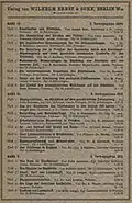 Themen 1909/1910/1911
