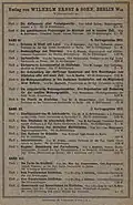 Themen 1912/1913/1914