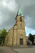Außenansicht der St.-Antonius-Einsiedler-Kirche in Oestereiden