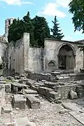 Christengräber im Bereich der Kirche St.&nbsp;Honorat
