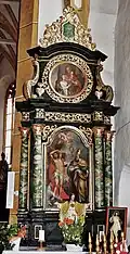 Der rechte Seitenaltar