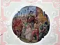 Der heilige Sixtus wird geköpft