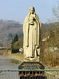 St. Barbara auf der Lennebrücke in Meggen (1930)