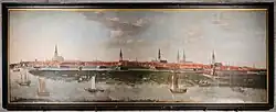 Stadtansicht Hamburgs von Joachim Luhn, 1681