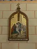 St. Josef und St. Wendelin, Neospätgotische Kreuzwegstation aus Flandern