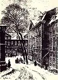 Pastorat und Predigerhäuser um 1880