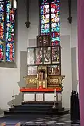 Hochaltar von 1520 im zugeklappten Zustand