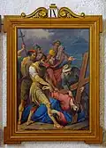 Jesus fällt zum dritten Mal unter dem Kreuz