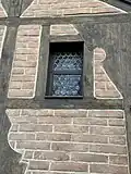 Treppenaufgang mit Fenster und Puttenglas