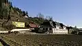 Nördlicher Rand des Ortskerns von Unterbergen