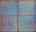 Seitenportal von Willi Hahn, Detail