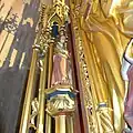 Neogotischer Flügelaltar, Hl. Elisabeth