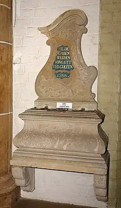Opferstock von 1766