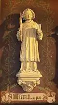 Ferrutiusstatue im rechten Querhaus