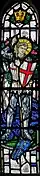 Heiliger Georg mit Drachen in der Kirche St Michael, Clifton Hampden, Oxfordshire