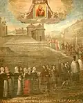 Prozession in Tersnaus, 1710