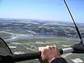 Luftaufnahme von der Somme-Mündung in die Somme-Bucht bei Saint-Valery-sur-Somme