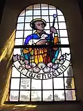 Wendelinusabbildung in der Görauer Kapelle (Franken)