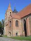 Südanbau von Osten