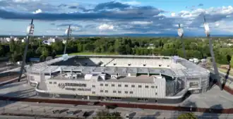 Die neue Malšovická aréna im Juli 2023