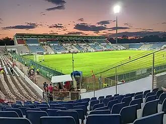 Das Stadion im August 2024