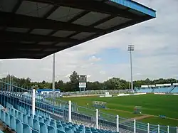 Blick von der Haupttribüne (Juli 2009)