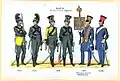 Uniformen 2. Reiter-Regiment
