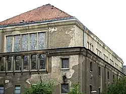 Blick auf das Stadtbad Lichtenberg von Nordwesten, Zustand im Jahr 2008